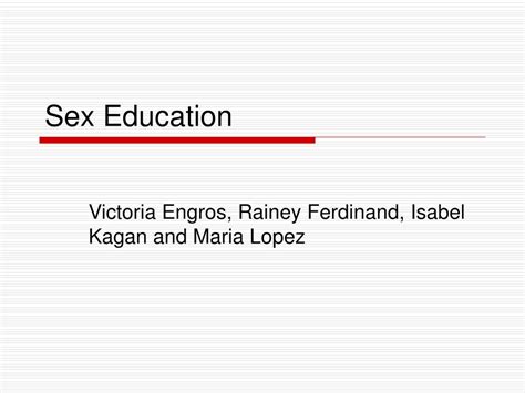 Ppt Sex Education Powerpoint Presentation Free Download Id 786938