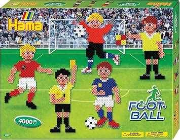 Hama Perlen 3139 Geschenk Set Fußball mit ca 4 000 bunten Midi