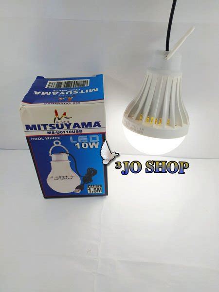 Jual Bohlam Lampu LED USB 10 Watt Mitsuyama Bola Lampu USB LED