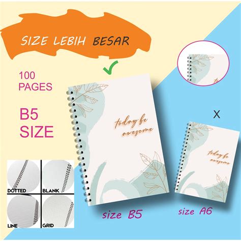 Jual Notebook Notes Book Jurnal Journal B Buku Catatan Buku Tulis