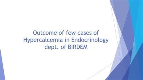 Hypercalcemia Ppt