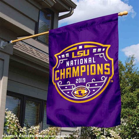 Louisiana State Lsu Tigers 2019 College Football Champions Double Sided