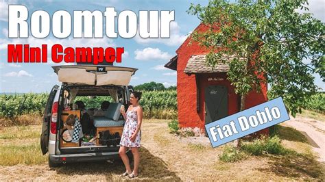 Roomtour Mini Camper Van Diy Selbstausbau Fiat Doblo Youtube