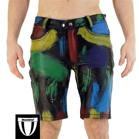 Leather Trousers Gay Etsy