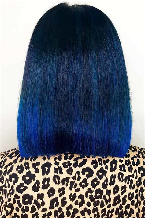 50 Mysterious Blue Black Hair Color Combinations For Deep And Vibrant Looks Blue Black Hair