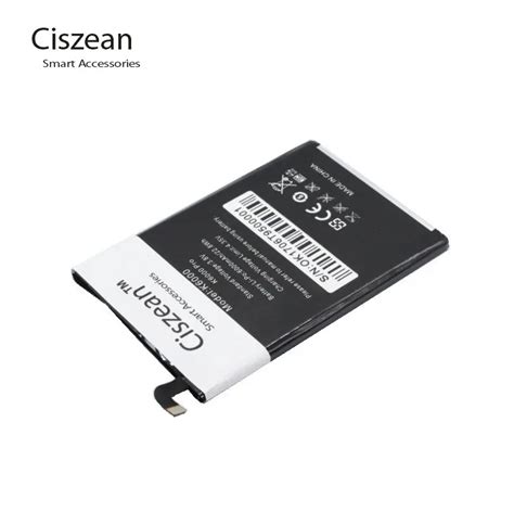 Ciszean 1Pcs 6000mAh 3 8VDC Replacement Li Polymer Battery For Oukitel