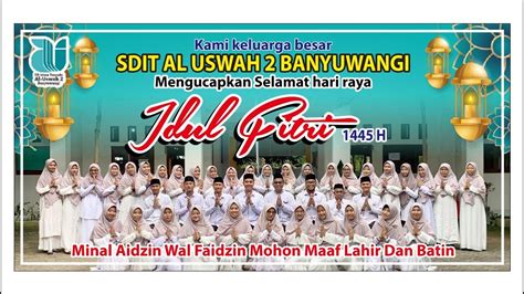 Medley Lagu Lebaran By Sdit Al Uswah Banyuwangi H Youtube