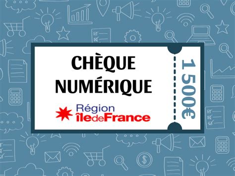 Chèque numérique région Ile de France création de site internet