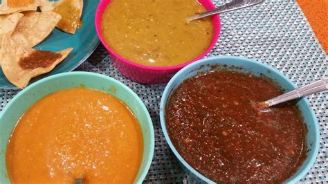 Diferentes Salsas Mexicana Para Tacos Youtube