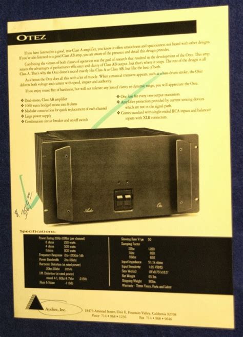 Audire Audio Components Audiokarma Home Audio Stereo Discussion Forums
