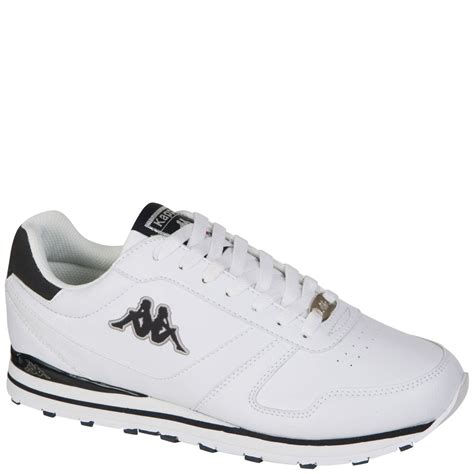 Kappa Mens Larem Trainers Whitenavysilver Mens Footwear Zavvi