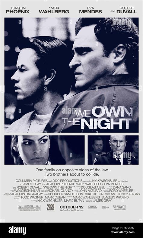 "We Own the Night" Poster © 2007 Columbia Pictures File Reference ...