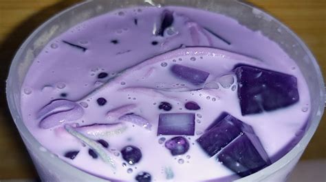 CREAMY UBE MACAPUNO JELLY SALAD PURPLE RECIPE Khyvins Kitchenette