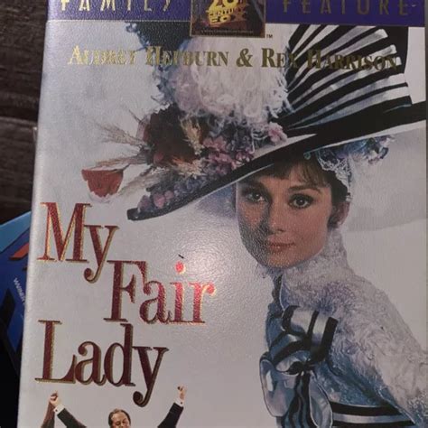 My Fair Lady Audrey Hepburn Rex Harrison Vhs Pal Uk Video