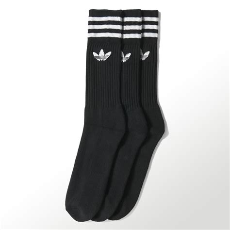 Набор носков Adidas Originals Solid Crew Sock S21490 35 38 3 пары