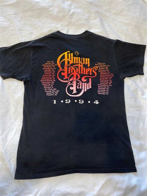 Vintage Vintage Allman Brothers Tour T Shirt 1994 Sin Gem