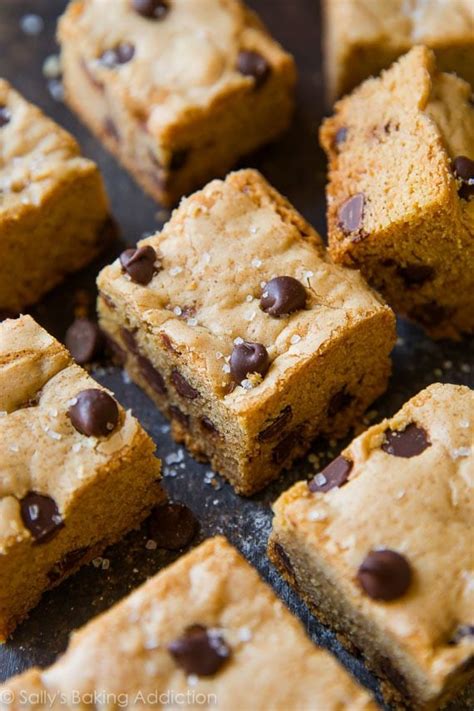 Soft And Chewy Chocolate Chip Cookie Bars Sallys Baking Addiction