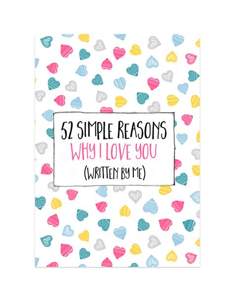 52 Simple Reasons Why I Love You