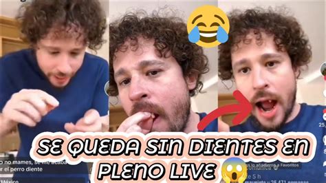 Se Le Caen Los Dientes En Pleno Live A Luisito Comunica Youtube