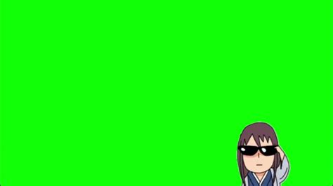 ️green Screen Effects Sunglasses Animation School Idol Anime Youtube