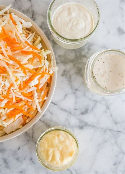 How To Make 3 Easy Coleslaw Dressings Recipe Coleslaw Dressing