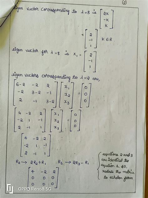 Solution Eigen Values And Eigen Vectors Studypool