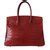 Herm S Birkin Crocodile Cuirs Exotiques Rouge Ref Joli Closet