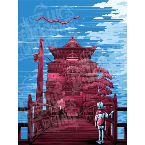 Spirited Away Art Print Studio Ghibli No Face Haku Etsy