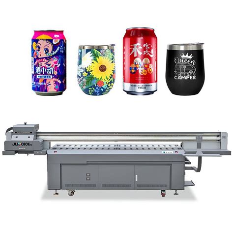 Jucolor Automatic Fast Speed Uv Flatbed Printer Bottle Printer Cylinder