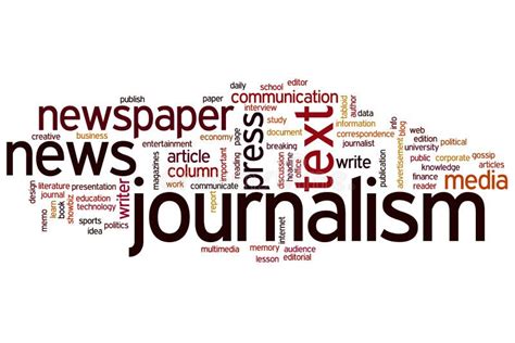 Journalism Word Cloud Stock Illustration Illustration Of Cultural