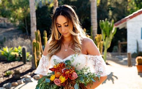 Bohemian Bride Erika Wearing Callista Dreamers And Lovers