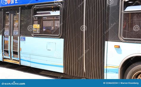 Extra Long Buses In New York City Editorial Stock Image Image Of City