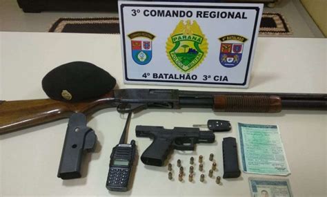 Pol Cia Militar Realiza Blitz Apreende Duas Armas De Fogo E Prende Uma