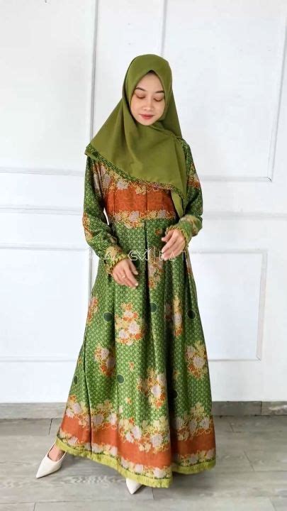 Gamis Muslimat Nu Semi Sutra Seragam Pengajian Baju Muslimah Terbaru