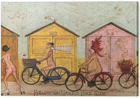 Peinture Sur Toile Sam Toft Brighton Naked Bike Ride X Cm