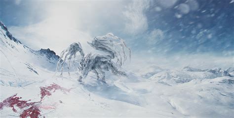 Snow monster on Behance