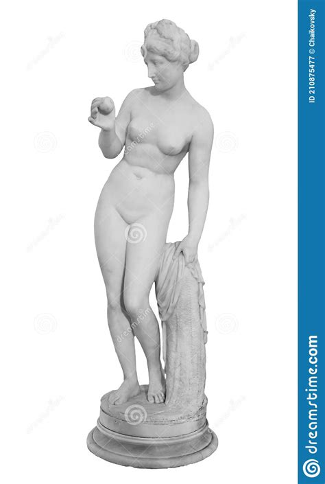 Ancient Marble Statue Of A Nude Woman Antique Naked Female Sculpture Stock Image Image Of