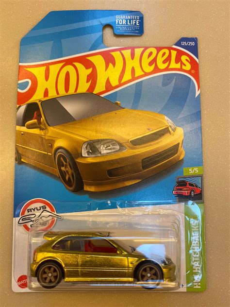 Mavin Hot Wheels 2022 Super Treasure Hunt 99 Honda Civic Type R EK9