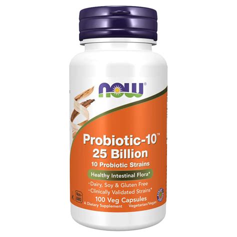 Now Foods Probiotic 10 25 Billion 100 Veg Capsules Buy At Best