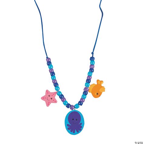 Under The Sea Beaded Necklace Craft Kit Makes 12 Oriental Trading