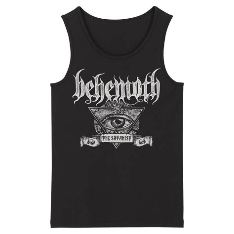 Hard Rock Sleeveless Tees Behemoth Tank Tops Wishiny