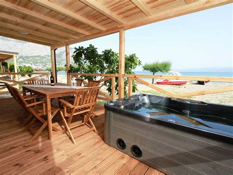 Mobile Home Relax Premium Jacuzzi Camping Galeb Omiš Dalmatia
