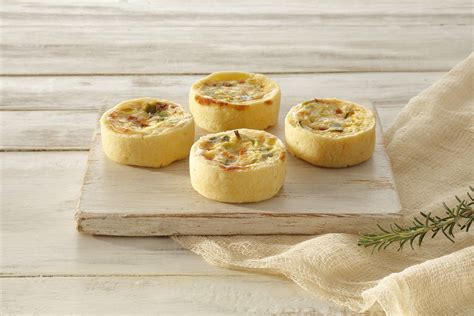 Quiche De Alho Por Mini Fina Farinha