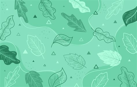 Fondo De Color Verde Menta Floral 8211180 Vector En Vecteezy