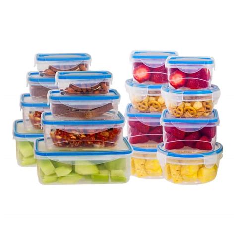 Lexi Home Piece Durable Meal Prep Plastic Food Containers With Snap