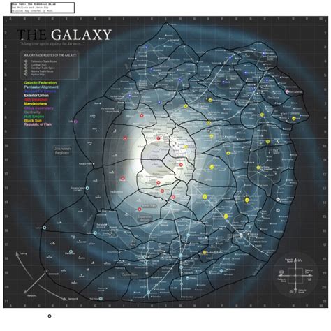 Corrected Galaxy Map Star Wars Roleplay Group