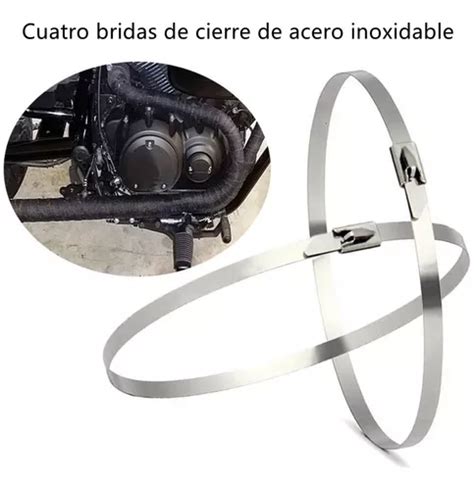 Cinta T Rmica Escape Moto Headers Mx Cm Alta Temperatura En Venta En