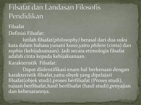 Landasan Filosofis Pendidikan Ppt