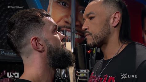 Finn Balor Damian Priest Argue Backstage With Each Other On WWE Raw