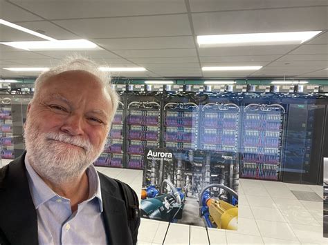 Rob Aitken On Linkedin Got To See The Aurora Supercomputer Last Week